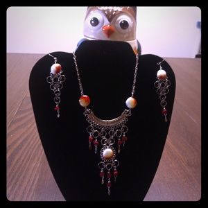 Beautiful Alpaca silver necklace set